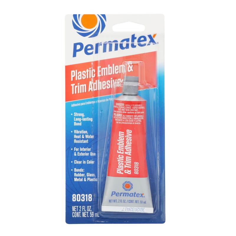 Permatex Plastic Emblem & Trim Adhesive 2 Oz (80318)
