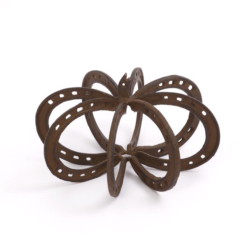 Gerson 9106730 10 in. Horseshoe Pumpkin Fall Decor - Pack of 4