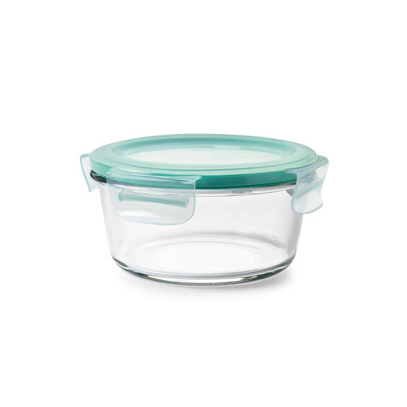 Picture of OXO 6093282 Good Grips 4 Cups Clear Food Container & Green Lid