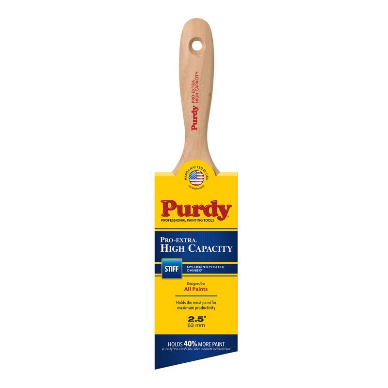 1043193 2.5 in. Pro-Extra High Capacity Stiff Angle Paint Brush