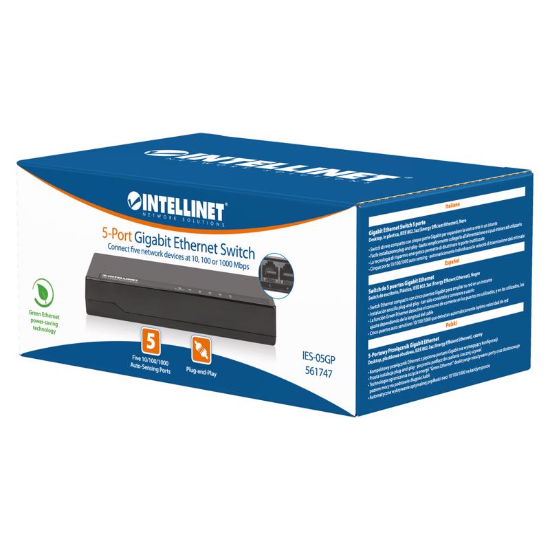 3022430 Category 5E Gigabit Ethernet Switch44 5 Port