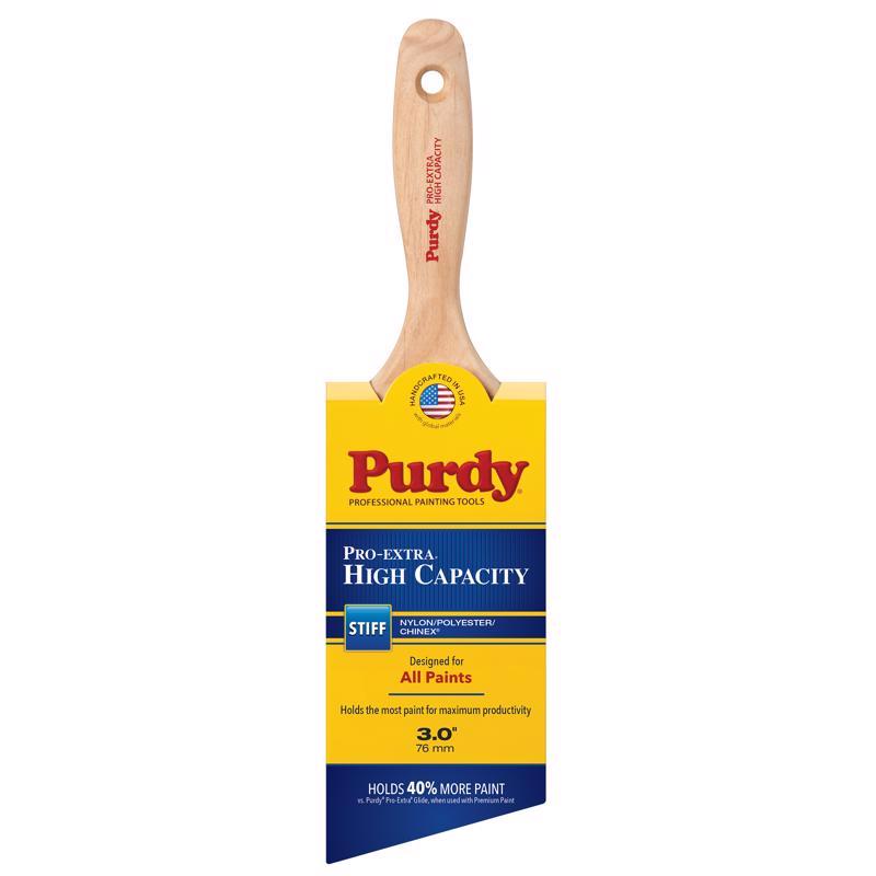 1043194 3 in. Pro-Extra High Capacity Stiff Angle Paint Brush
