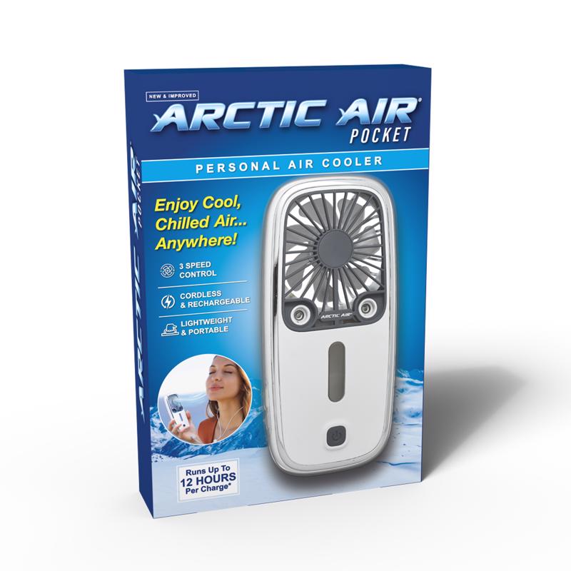 6093401 3 Sq. ft. Portable Personal Space Cooler, White - 5 CFM