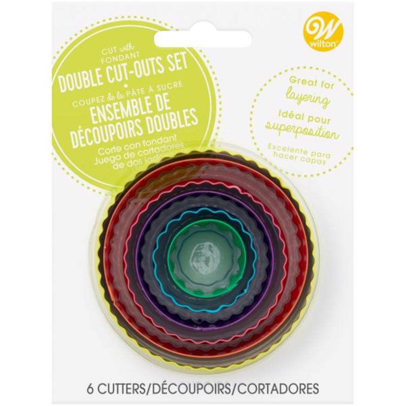 Picture of Wilton 6093100 Round Cookie Cutter Set - 6 Piece