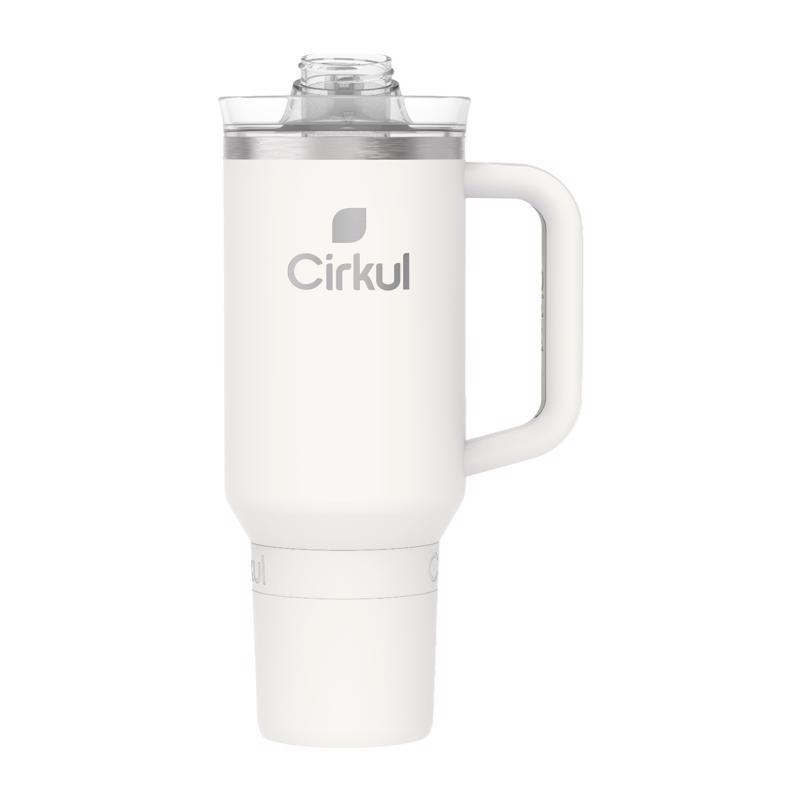 Picture of Cirkul 8127343 40 fl oz All-Day Straw Sip Pearl BPA Free Double Wall Tumbler