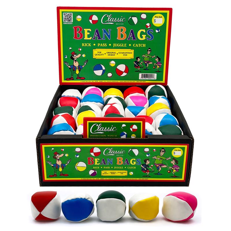 9097735 Classic Bean Bag Game, Assorted Color - Pack of 40