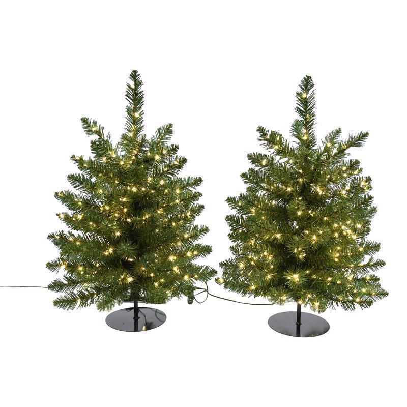 9106939 LED Warm White Walkway Cascade Christmas Tree, 24 in.