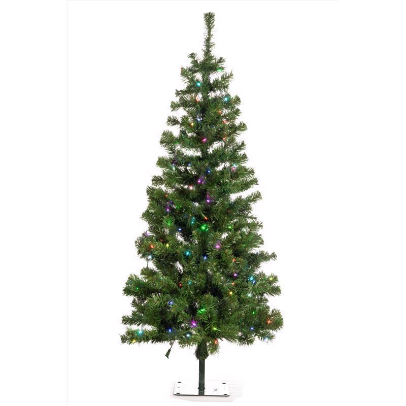9106917 4.5 ft. Full LED 170 Count Brilliant Color Changing Christmas Tree - Multi Color