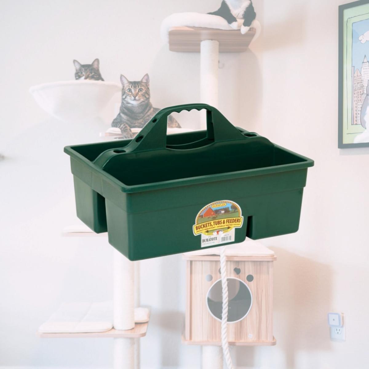 Picture of Miller DT-6GREEN Plastic Dura Tote  Green - 17 in.