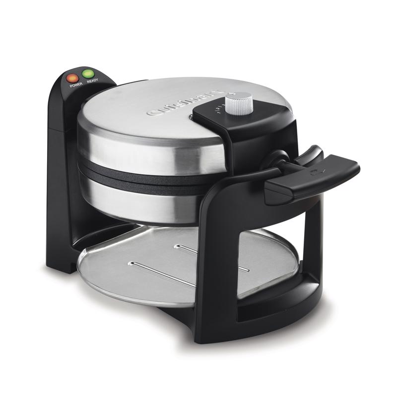 Picture of Cuisinart 6093519 Brushed Silver Stainless Steel Rotary 1 Waffle Maker