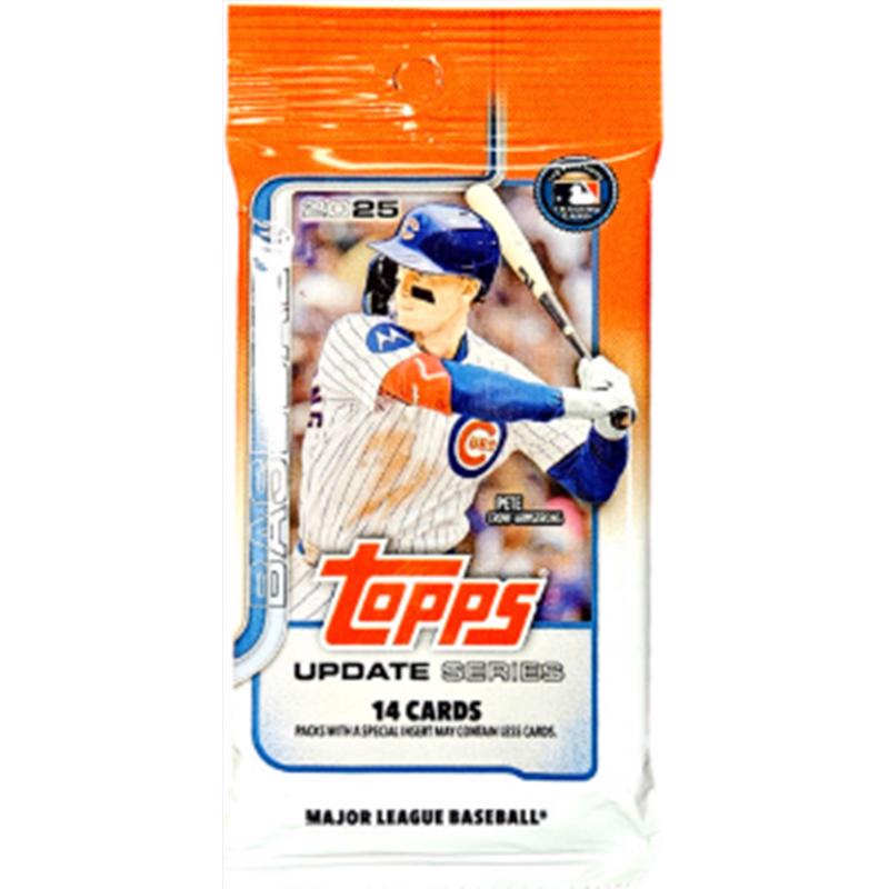 Topps Baseball Update Series 2025 Single Pack Trading Cards