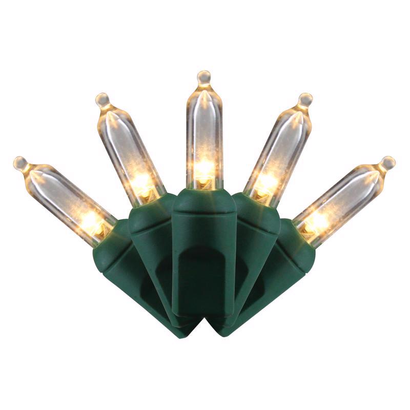 9107545 LED T5 Warm White Replacement Christmas Light Bulbs - Pack of 8