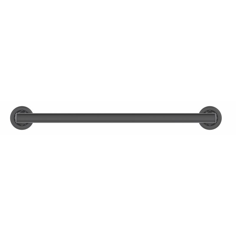 4031291 24 in. ADA Compliant Stainless Steel Grab Bar, Black