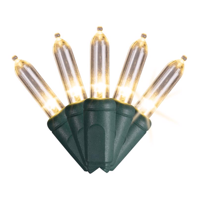9107463 Platinum LED T5 Warm White 50 Count String Christmas Lights
