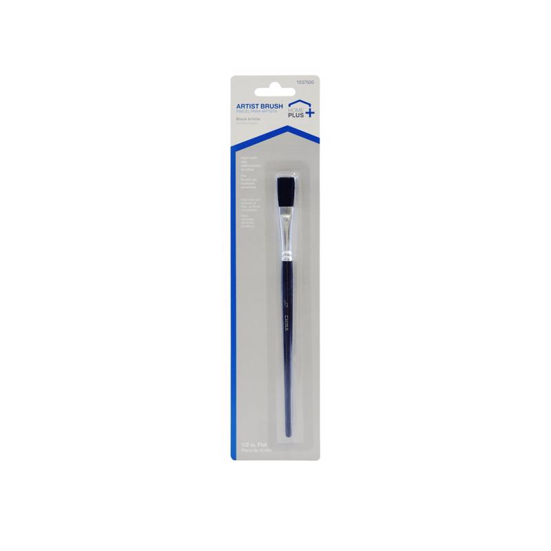 1037500 0.5 in. Flat Touch-Up Paint Brush - Pack of 12