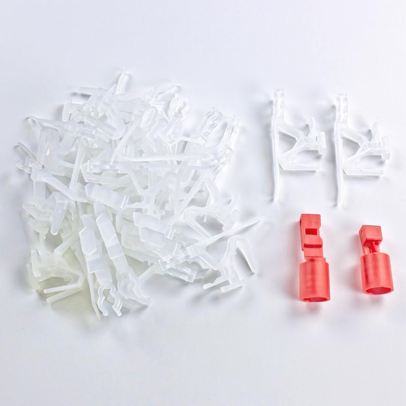 9107303 Ladderless Light Clips - Clear - Pack of 50