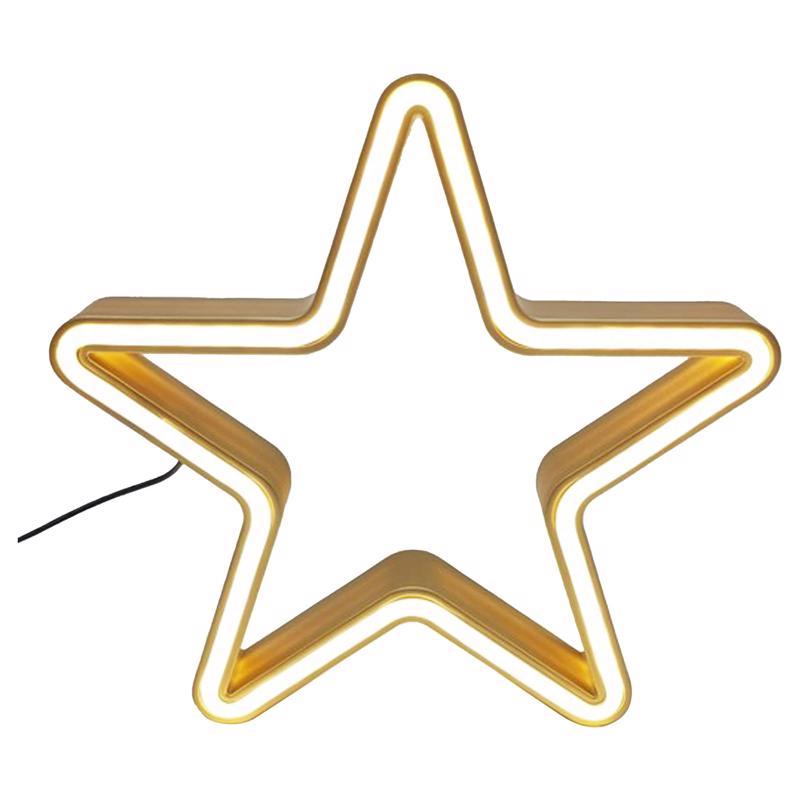 9106489 LED Warm White Star Table Decor, 9 in. - Pack of 5