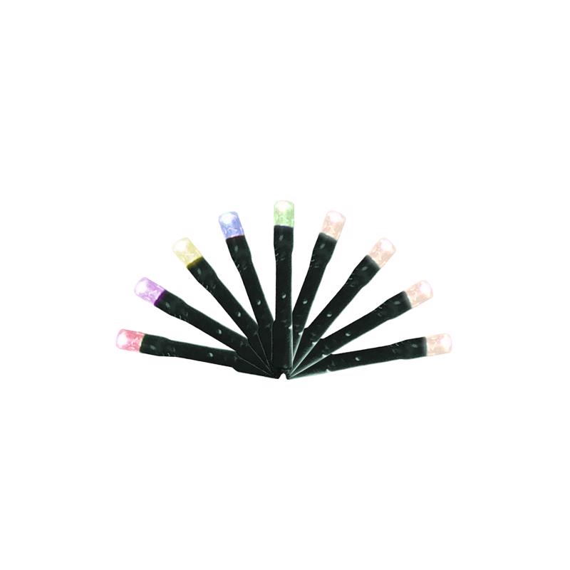 9107776 LED Rice Cluster Multi Color & Warm White 200 Count Christmas Lights, 7 ft.