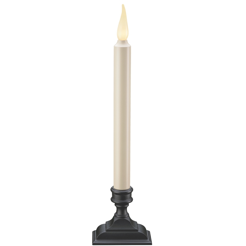 9043469 Affinity LED Aged Bronze Taper Warm Flame Candle, 12.63 in.