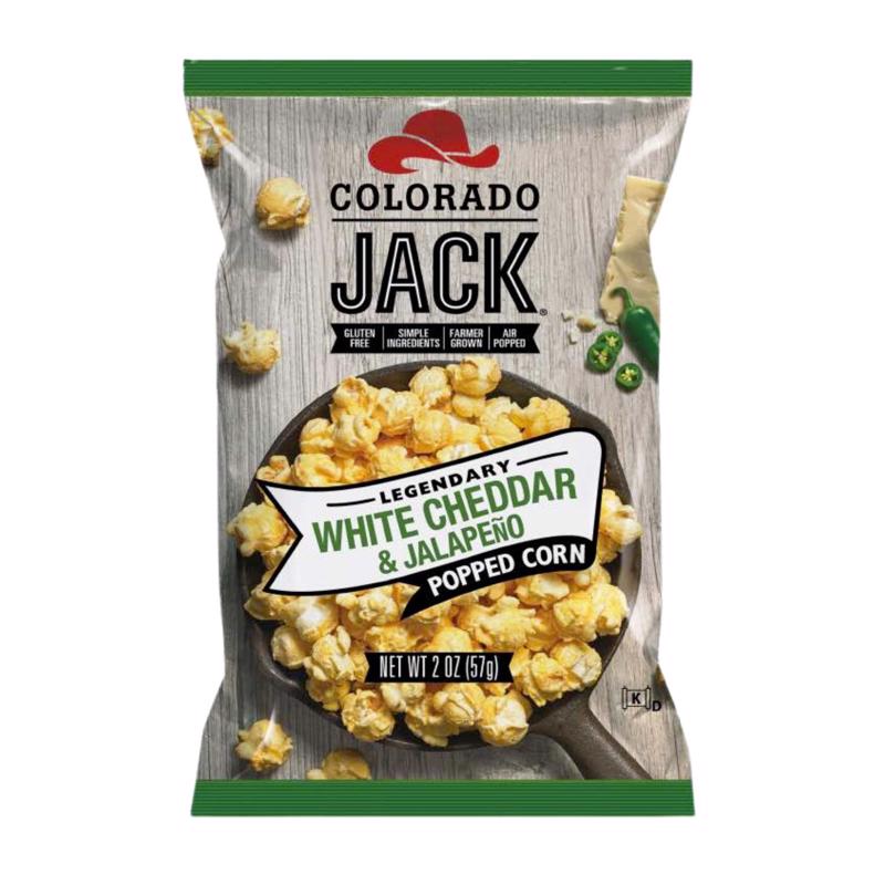 9120022 White Cheddar & Jalapeno Gourmet Popcorn, 2 oz - Bagged - Pack of 6