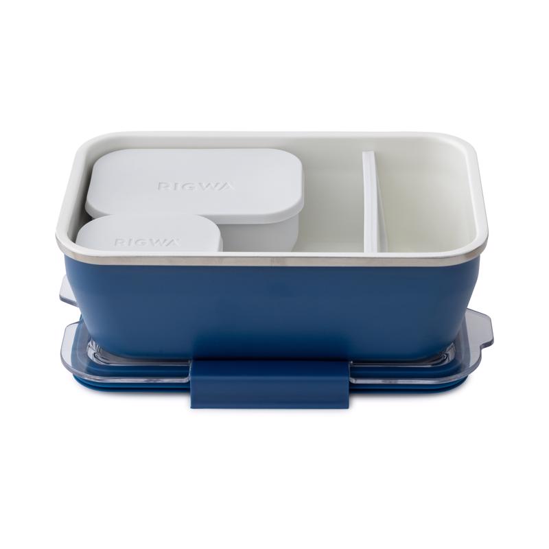 Picture of Rigwa Life 6089772 36 oz Navy Bento Box