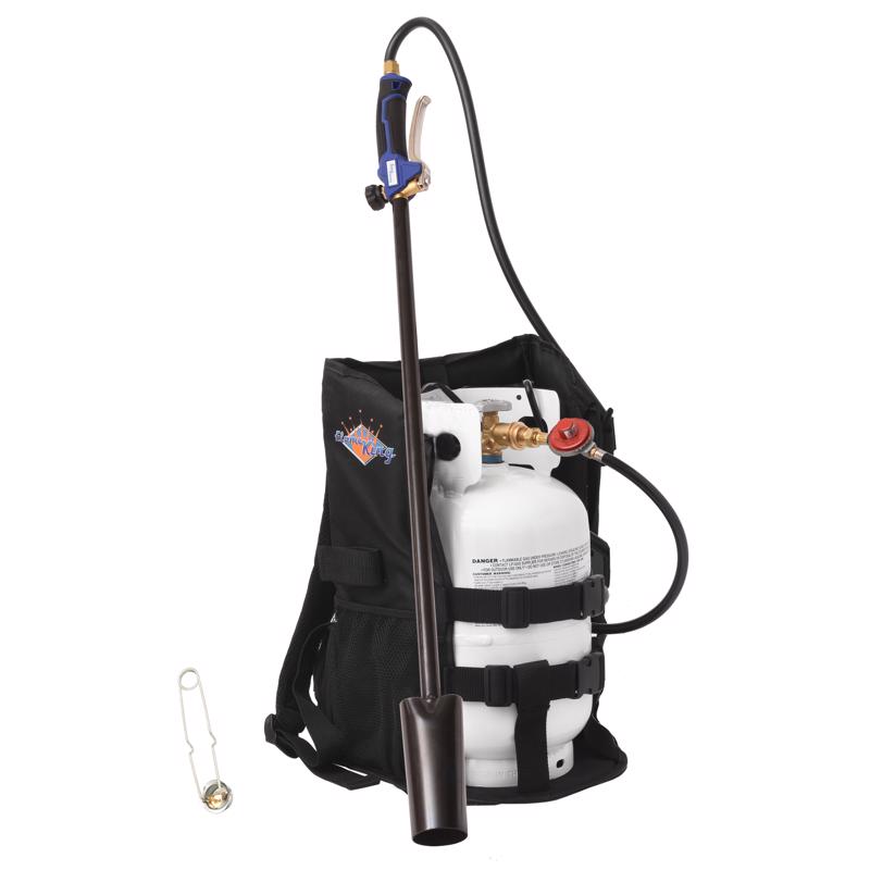 100K BTU Torch With Carrier Backpack & 10lb LP Cylinder 10 lb Weed Burner Weed Torch Kit