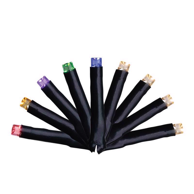 9107774 LED Rice Multi Color & Warm White 50 Count Christmas Lights, 16 ft.