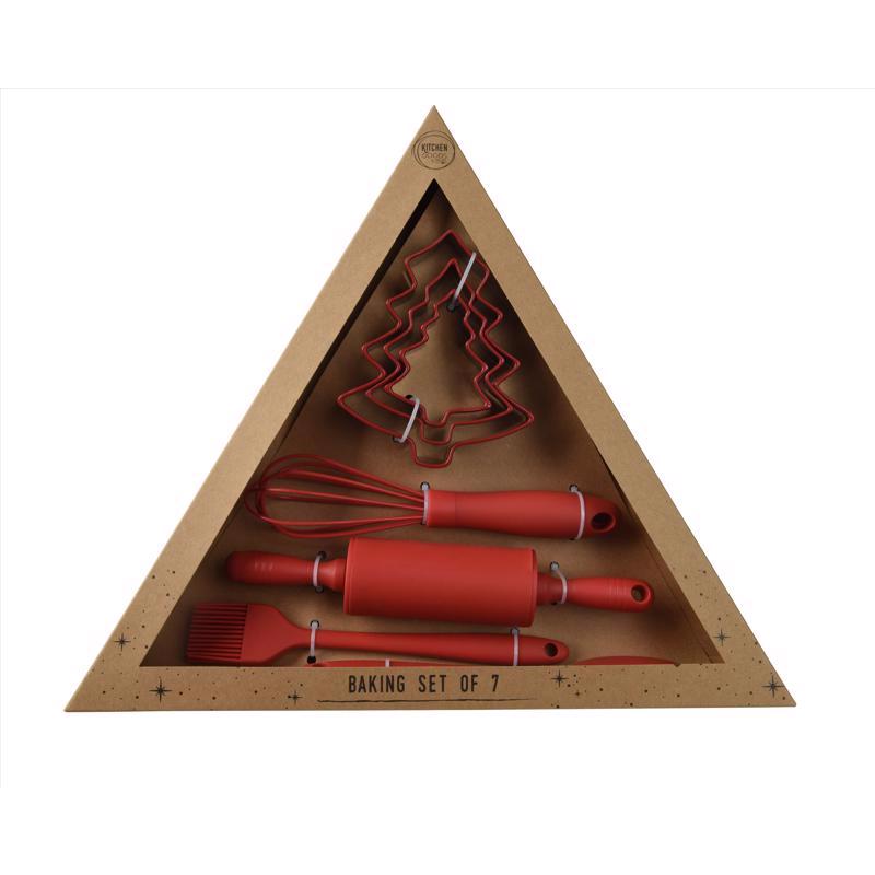 9106356 Red Baking Set Table Decor - Pack of 6