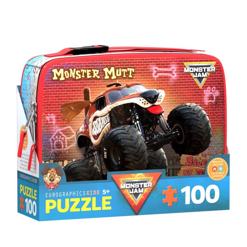 9121753 Monster Mutt Lunch Bag Puzzle - 100 Piece