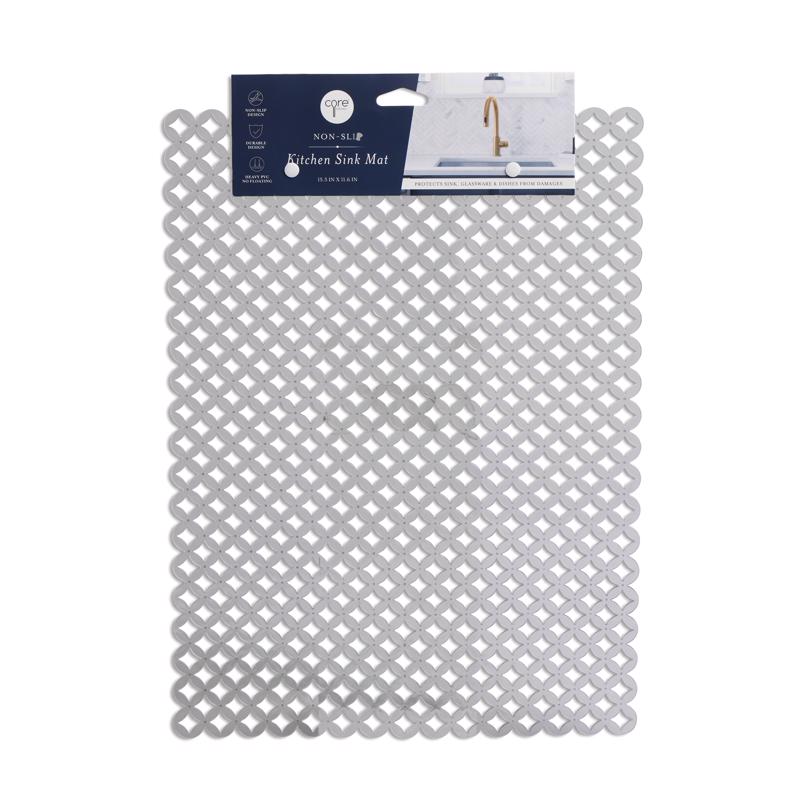 6093581 15.56 x 11.62 x 0.08 in. Plastic Sink Mat