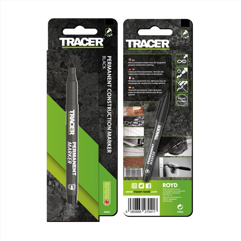 2053568 6 in. Permanent Marker - Black