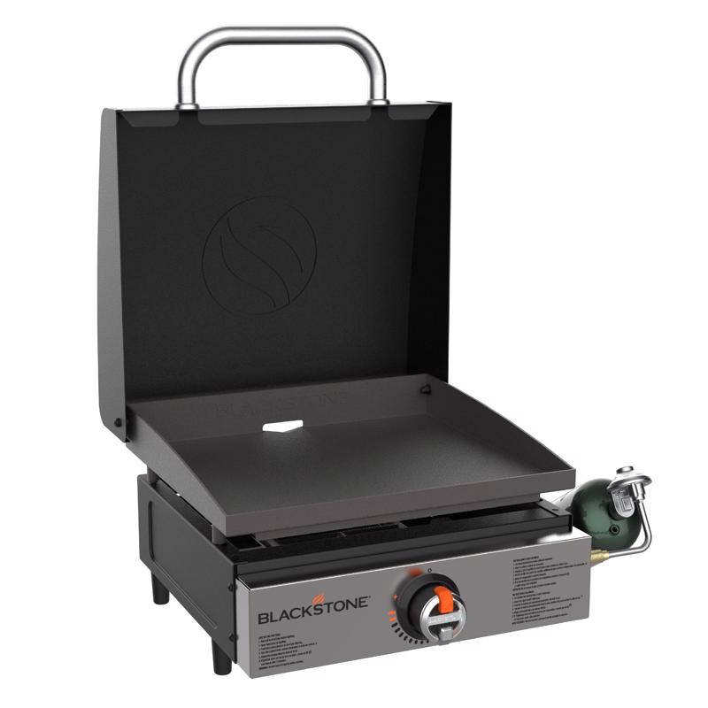 Picture of Blackstone 8125230 1 Burner Liquid Propane Tabletop Outdoor Griddle - Black & Silver