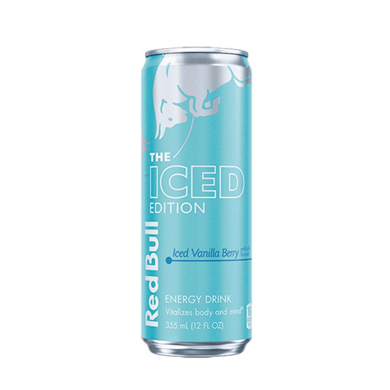 9122381 12 oz Iced Vanilla Berry Energy Drink - Case of 24