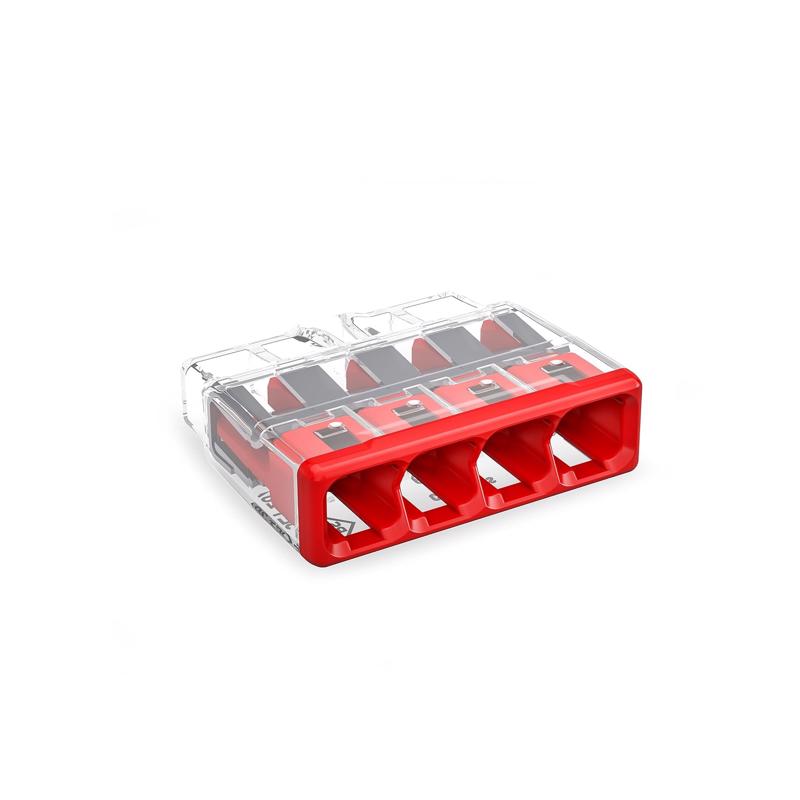 3026875 4 Port Push-In Wire Connector - Pack of 100