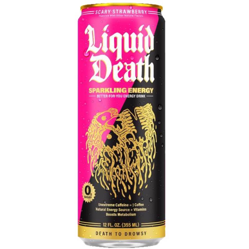 9125180 Sugar Free Strawberry Energy Drink - Case of 12