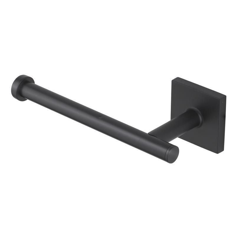 OakBrook Collection Matte Black Toilet Paper Holder