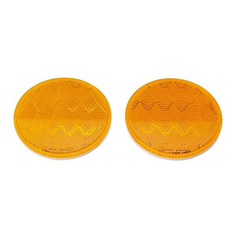 8138864 Round Marker Reflector - Amber