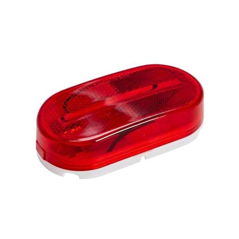 8138574 Oval Clearance Side Marker Light - Red