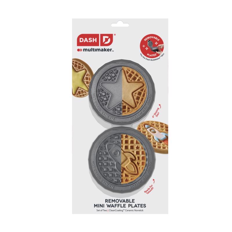 6094092 Metal Mini Waffle Maker Removable Plates - Case of 6