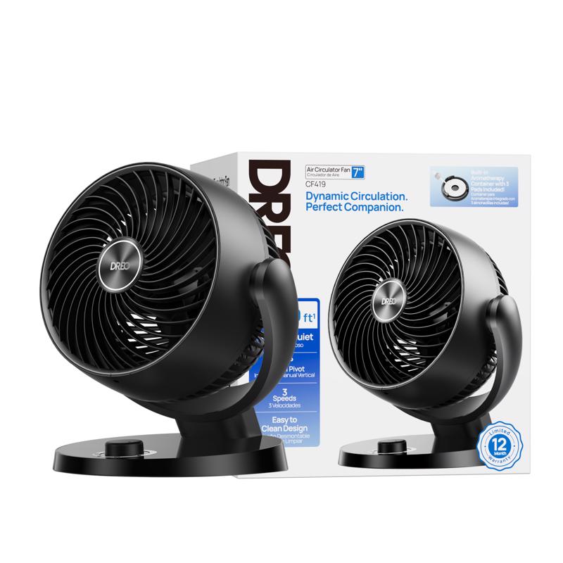 6093539 11.81 x 7 in. Air Circulator Fan - 3 Each