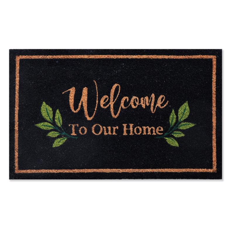 6092604 18 x 30 in. Welcome To Our Home Coir Door Mat - Multi Color