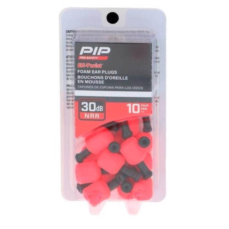 2054185 Disposable Ear Plugs - Red - 10 Piece