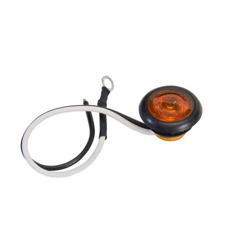 8138577 Amber Round Clearance & Side Marker LED Light