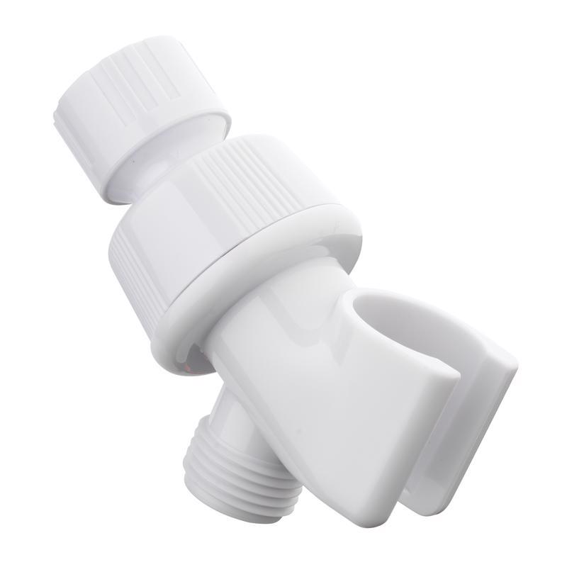 4031329 Plastic Shower Arm Mount - White