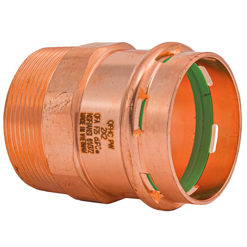 4035146 2 in. Press MNPT Copper Adapter