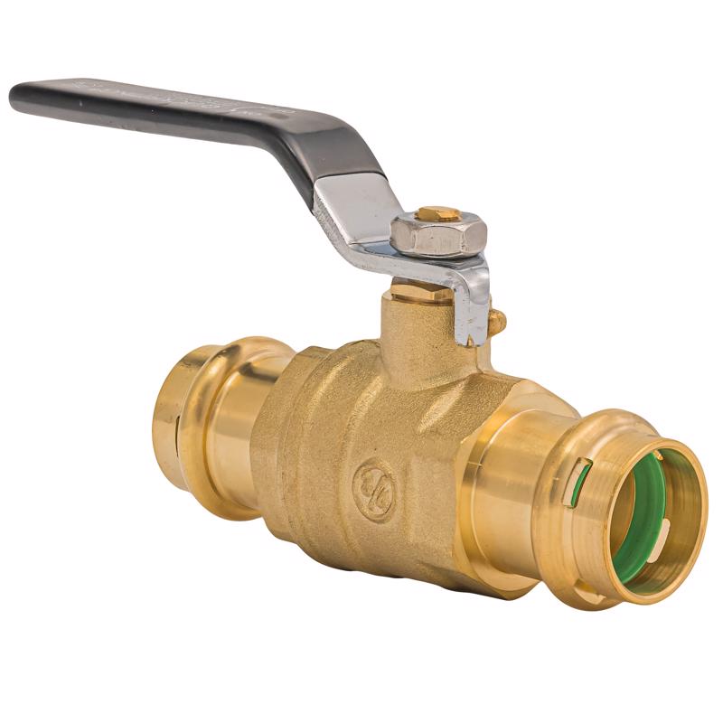 4035218 0.75 in. Brass Press Ball Valve