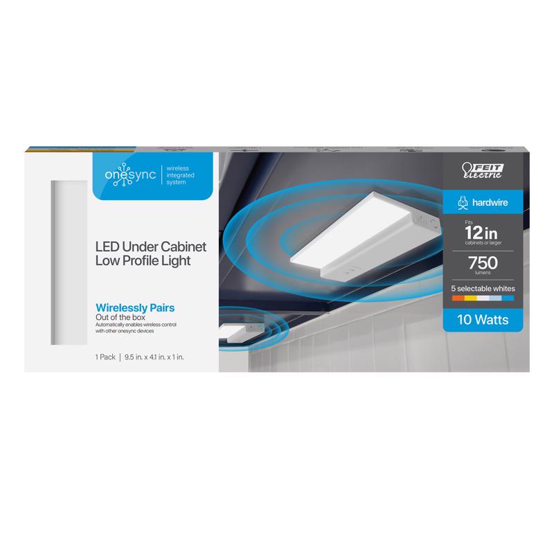 3027025 12 in. 750 Lumens White Hardwired LED Light Bar