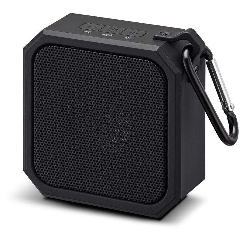 3010743 Black Wireless Bluetooth Weather Resistant Portable Speaker
