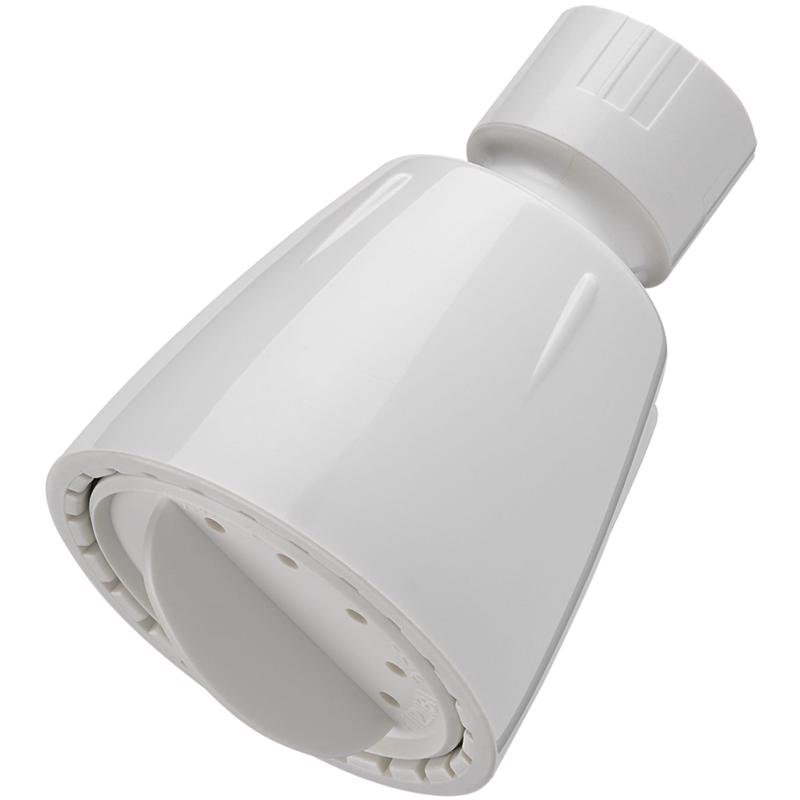 4031363 1.8 GPM White ABS Plastic 1 Settings Wallmount Showerhead
