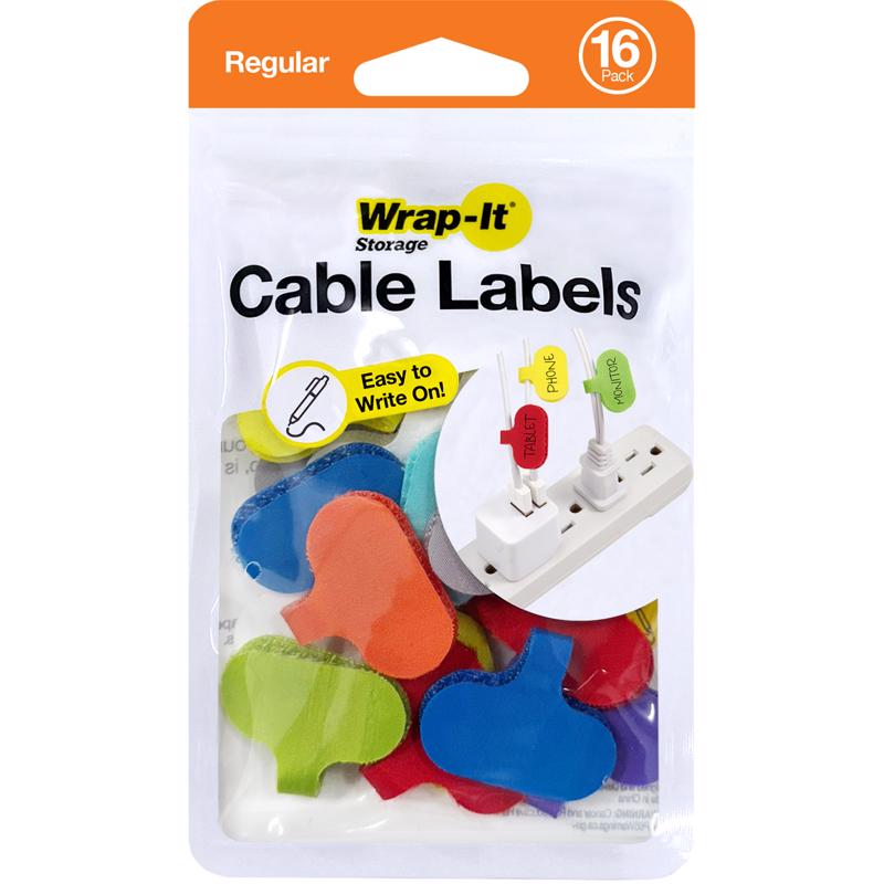 5065146 Assorted Color Polyethylene Cable Labels - Pack of 6